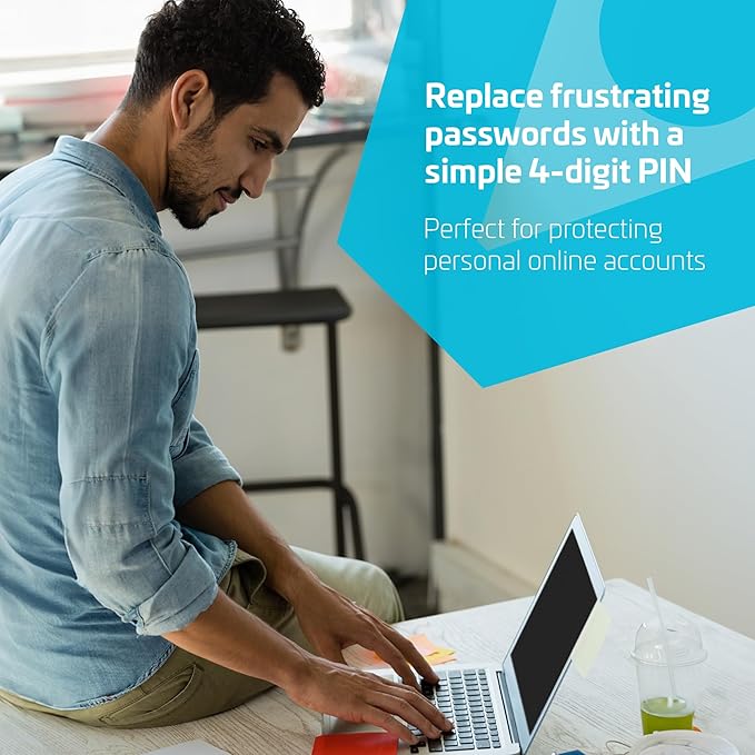Thales - SafeNet eToken Fusion - Phishing-Resistant FIDO2 Certified Security Key for Digital Certificates or Web Apps & Desktop Authentication - USB-A