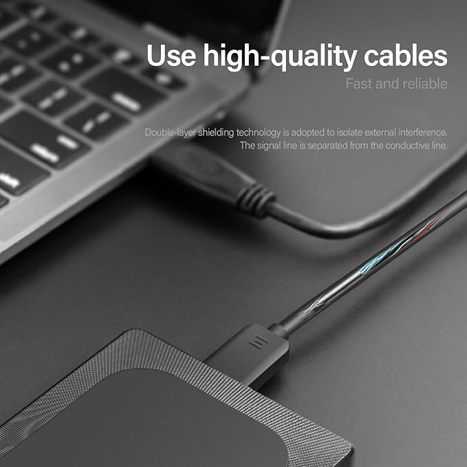 500GB External Hard Drive Ultra Slim Portable HDD-USB 3.0 for PC, Mac, Laptop, PS4, Xbox one,Xbox 360 Model HD-A4