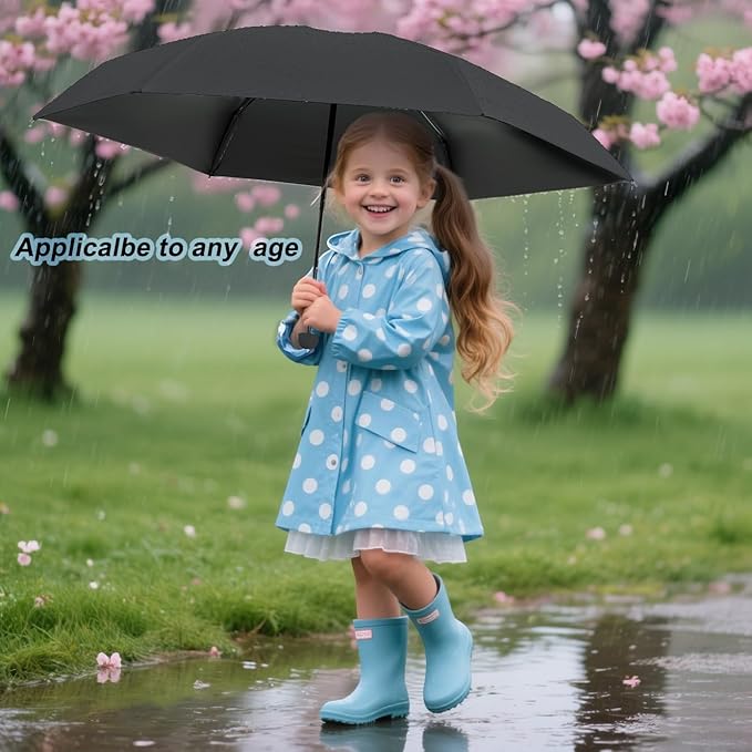 BAODINI Travel Mini Umbrella for Purse With Case Small Compact UV Sun Protection Sun Lightweight Tiny Pocket Manual Open Close Umbrella for Women Kids and Men