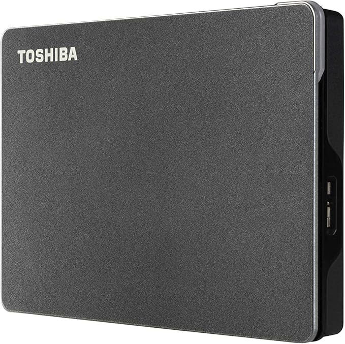 Toshiba Canvio Gaming 2TB Portable External Hard Drive USB 3.0, Black for PlayStation, Xbox, PC & Mac - HDTX120XK3AA
