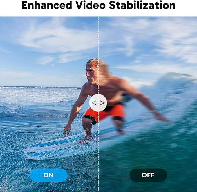 AKASO Brave 7 LE 4K30FPS 20MP WiFi Action Camera with Touch Screen EIS 2.0 Zoom Remote Control 131 Feet Underwater Camera with 2X 1350mAh Batteries Support External Microphone Vlog Camera