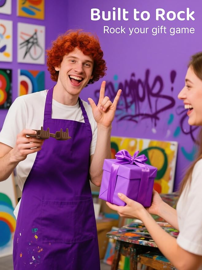 Stocking Stuffers for Teen Boys Girls Gifts Cell Phone Stand Upgrade Adjustable Rock on Lazy Phone Stand for Desk Cool Funny Gadget Gifts for Christmas Adult Men Women Wife 2 Pack (Black&Brown, 2)