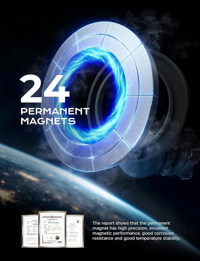 LISEN Magnetic Phone Holder for Car,MagSafe Car Mount for iPhone 17 Car Accessories for Men Women Gift RV Essentials [95% Increase Magnet] Cars Vent Phone Mount Truck Mat Fit GPS iPhone 17 Pro Max Air