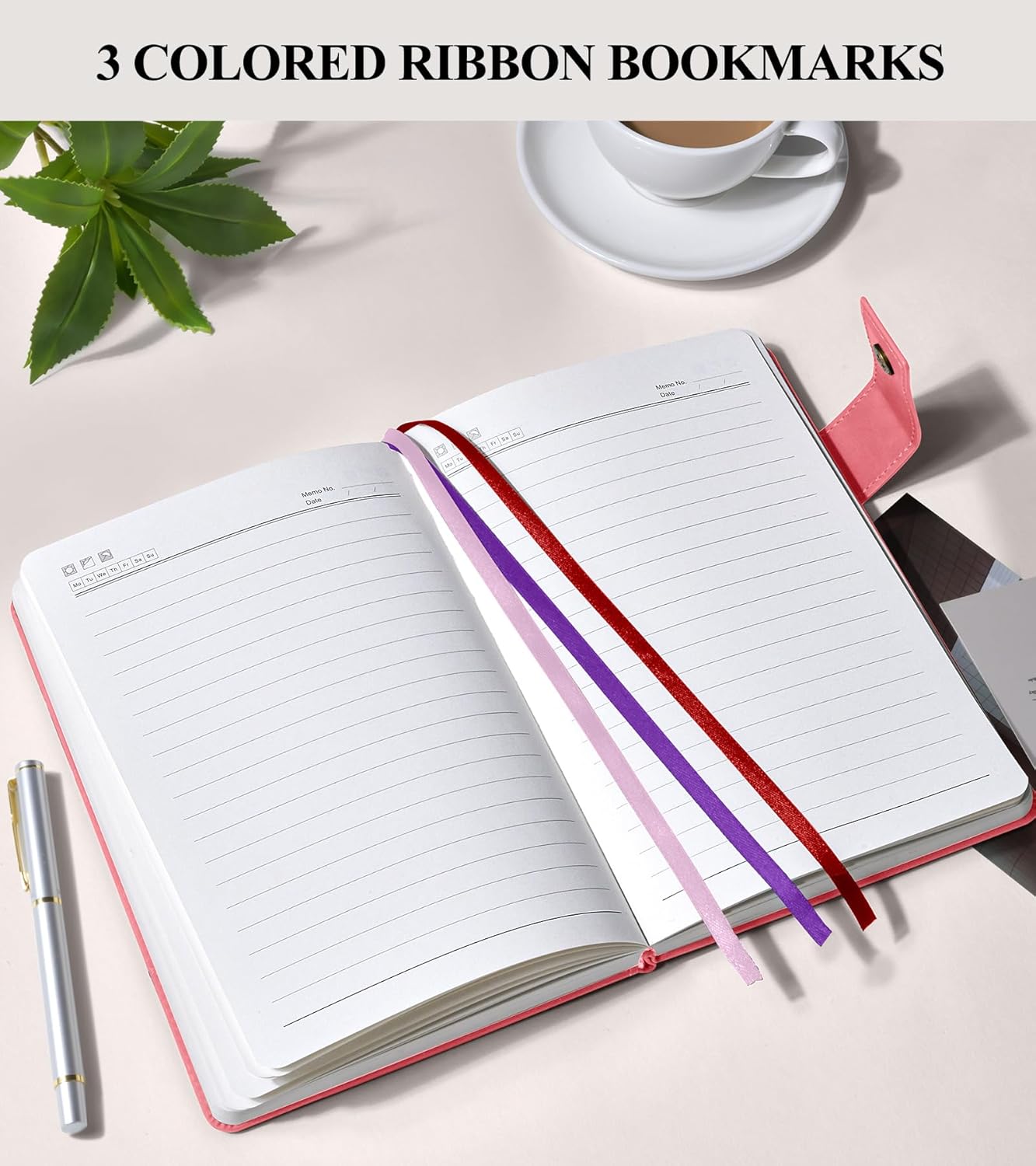 365 Page Thick Lined Journal Notebook for Men Women, B5 Large Leather Journals for Writing, Hardcover Notebooks for Work, School, Note Taking, Business, Travel Diary, College Ruled 7.6" x 10"