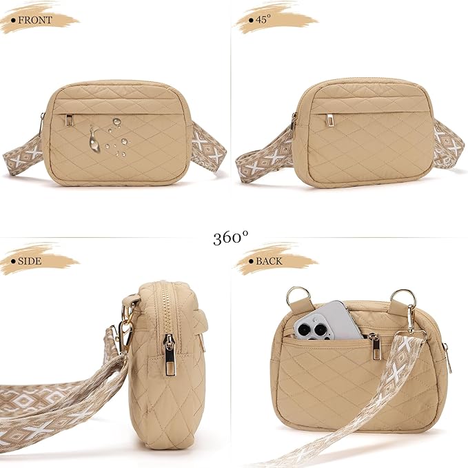 MAXTOP Small Crossbody Bags for Women Belt Bag Fanny Pack with Adjustable Strap