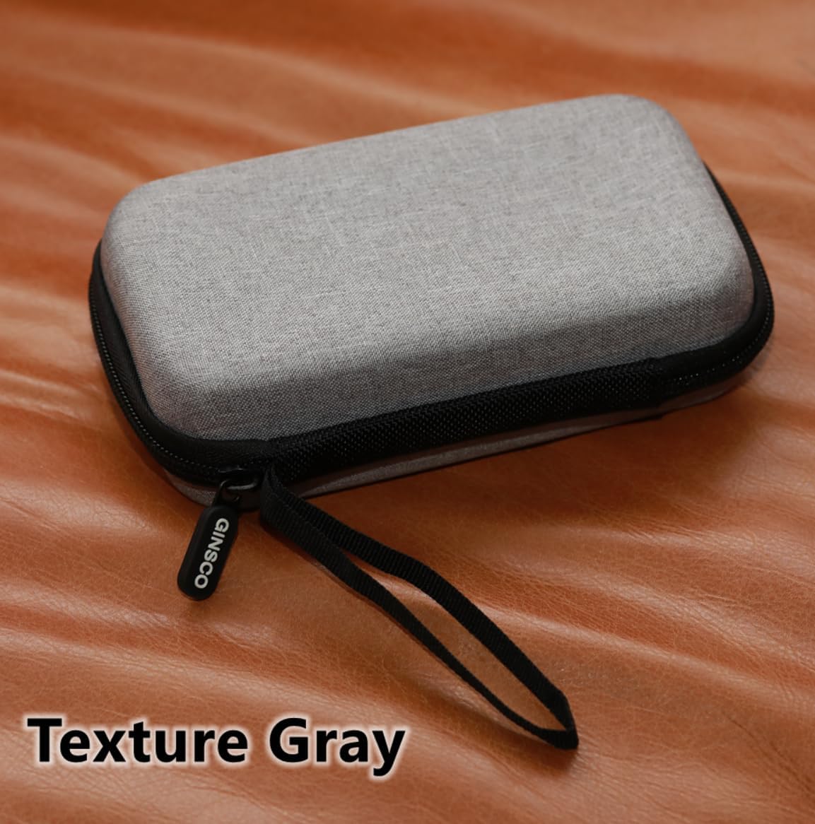 Ginsco Hard Shell Protection Case Electronic Accessories Organizer Pouch for MacBook Air/pro Adapter Chargers Cables Power Bank, for Sandisk Portable SSD Flash Disk SD Card,Compact Travel Tech Case