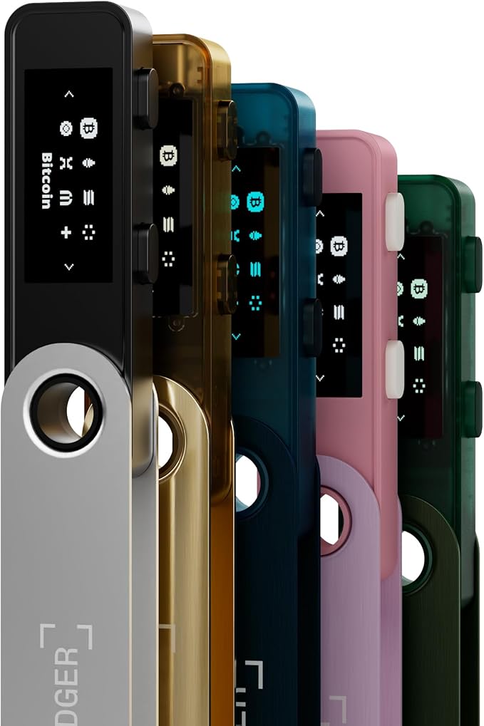 Ledger Nano S Plus (Gold) : The Perfect Entry-Level Hardware Wallet to securely Manage All Your Crypto and NFTs (for Android or Desktop only)