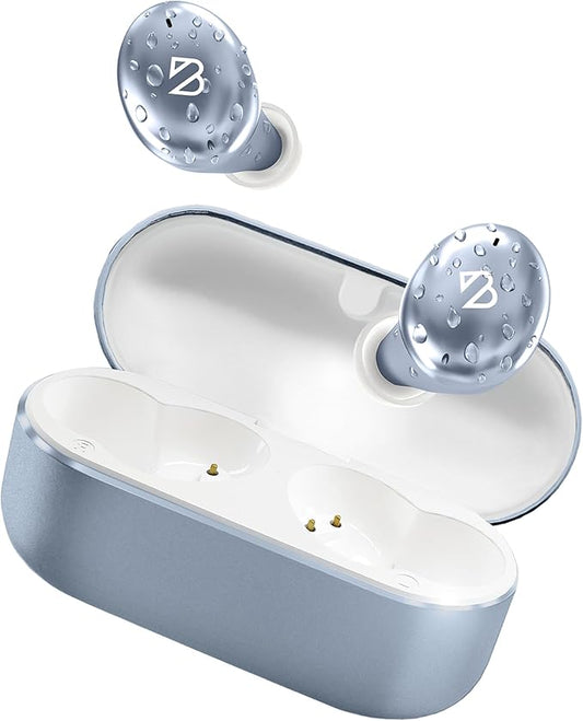 Tempo 30 Wireless Earbuds for Small Ears - Award-Winning Sound, Sweatproof Bluetooth Earbuds, Comfortable Bluetooth Ear Buds for Women, Ice Earphones Small Ear Canals, Long Battery Headphones
