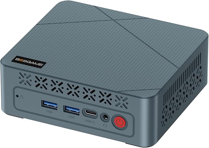 BOSGAME N150 Mini PC E3, Twin Lake N150(Beat N100/N95, up to 3.6GHz), 16GB DDR4 RAM 512 SSD Mini Computers,11 Pro Desktop 4K Dual Display/HDMI/WiFi/BT/LAN for Home/Office