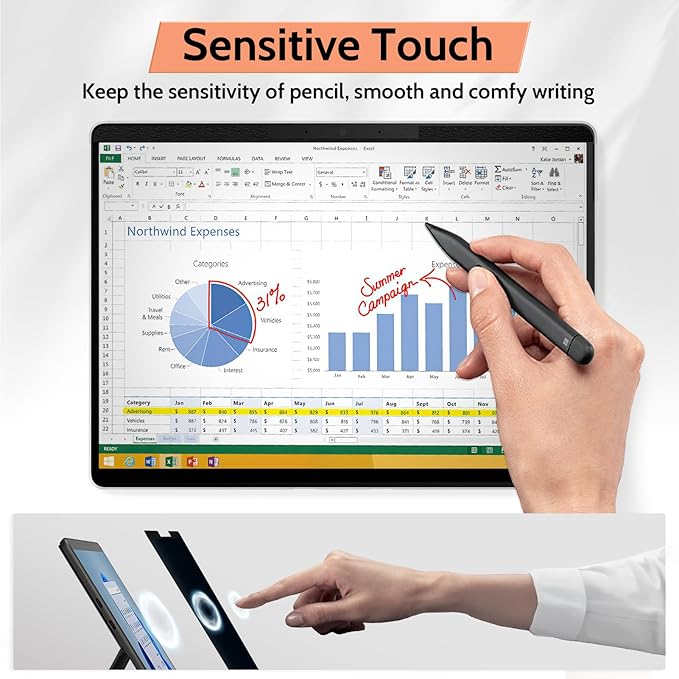 Mamol Magnetic Privacy Screen for 14.4 inch Microsoft Surface Laptop Studio, Removable Anti Spy Glare Blue Light Filter, Surface Laptop Studio 2/1 Privacy Screen Protector 14 in