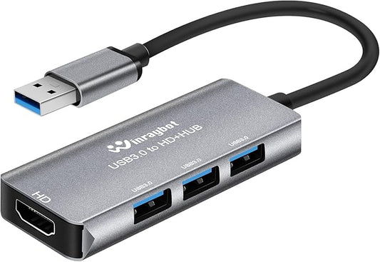 USB to hdmi Adapter for Monitor,USB HUB with HDMI USB HDMI HUB.hdmi to USB Adapter(USB3.0 to HDMI with 3*USB3.0)