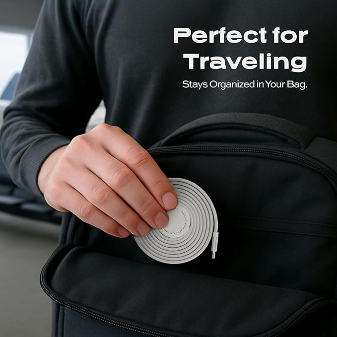 Statik MagStack Watch Charger USB C Cable, Charging Station Compatible with Apple Watch Charger Fast Charging, Clutter-Free Magnetic Charging Dock for SmartWatch, 3FT