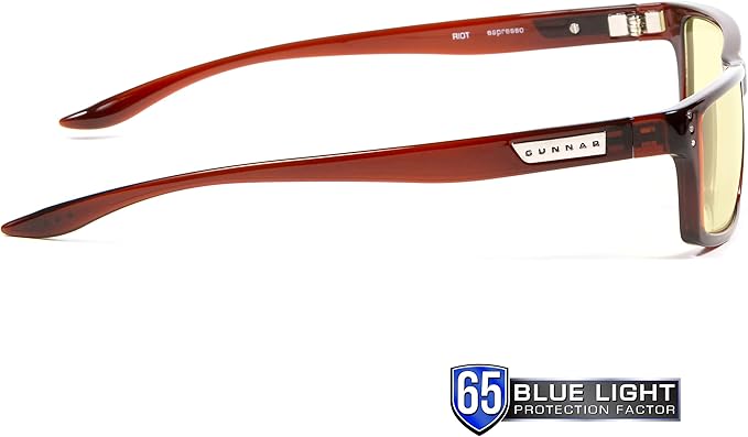 GUNNAR - Premium Gaming and Computer Glasses - Blocks Blue Light - Riot