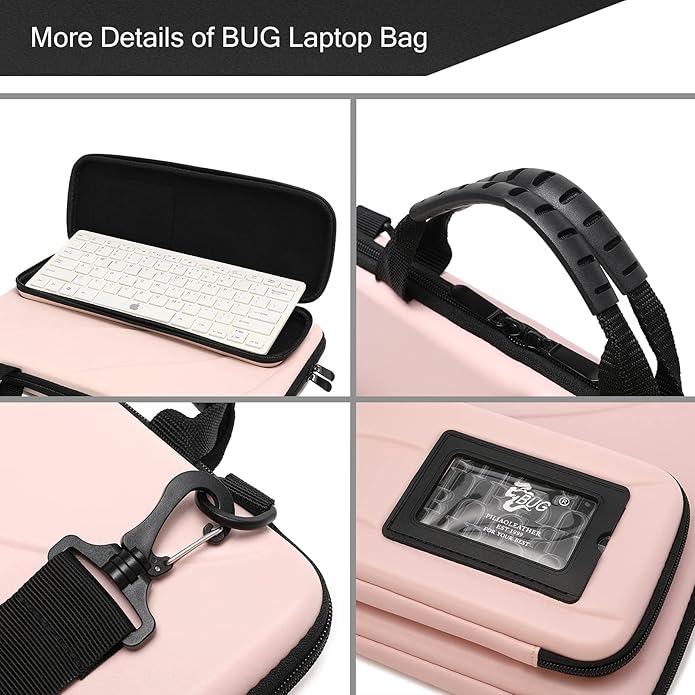 Laptop Case Hard Shell Laptop Bag for Men Women with Shoulder Strap