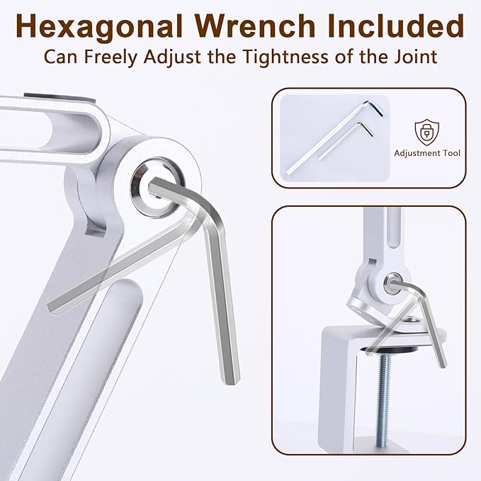 ASIEIT Book Stand for Reading, Wood Desk Clamp Book Holder, Cookbook Stand for Kitchen, Recipe Book Stand with Clamp, Height and Angle Adjustable, Foldable and Portable for Office, Bible, Recipe