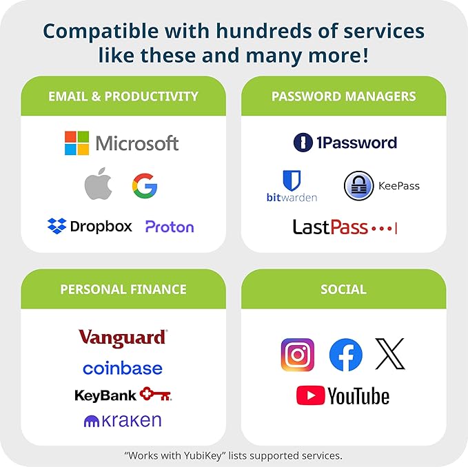 Yubico - YubiKey 5C Nano - Multi-Factor authentication (MFA) Security Key and passkey, Connect via USB-C, Compact Size, FIDO Certified - Protect Online Accounts