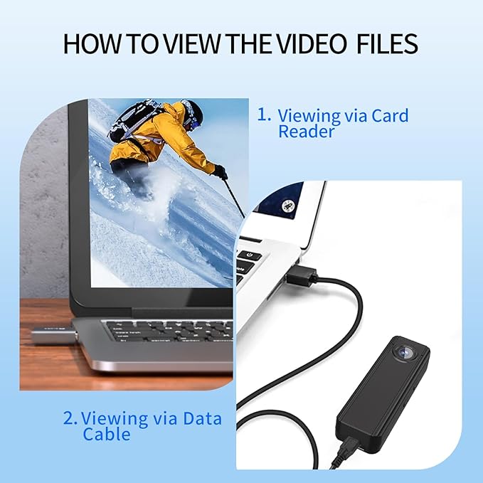 Mini Body Camera 64GB, 4K 30FPS Action POV Camcorder, Wearable Body Worn Cam with Audio and Video Recording, Hands Free Sports Camera with Magnetic Back Clip for Traveling Vlogging Cycling