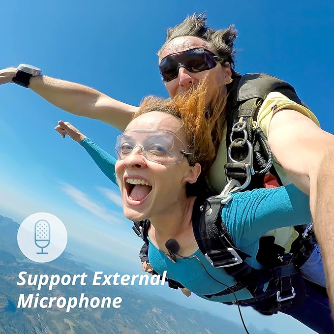 AKASO Brave 4 Pro 4K30 Action Camera with 128GB MicroSD U3 Card, 131FT Underwater Waterproof Camera EIS Touch Screen Remote Control with 2x1350mAh Batteries and Helmet Accessories Kit Bundle