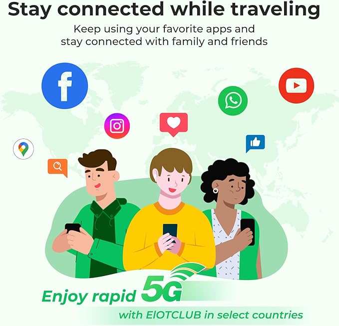 Europe eSIM, 15GB for 30 Days - 5G/4G High-Speed Network Prepaid eSIM in Europe and USA-34 Countries, QR Code Activation, Data ONLY, No Voice/SMS