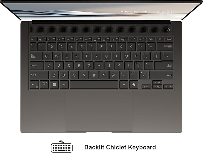 ASUS Zenbook S14 Laptop 14" 3k OLED 120Hz Touch (500nits HDR, 100% DCI-P3) Intel 8-core Ultra 7 256V (Up to 47 Tops) 16GB DDR5 2TB SSD for Designer Business Professional Win11 ICP Hub w/Copilot+ AI