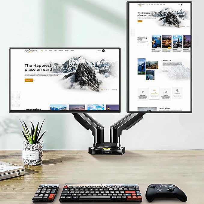 24” 2.5K 2560 * 1440 Portable Monitor 180Hz 120% sRGB USB-C HDMI Large Gaming Second Extender Display Monitor Adjustment Stand for MacBook Laptop,Camera,Desktop,PS5/4, Xbox, Switch,Phone