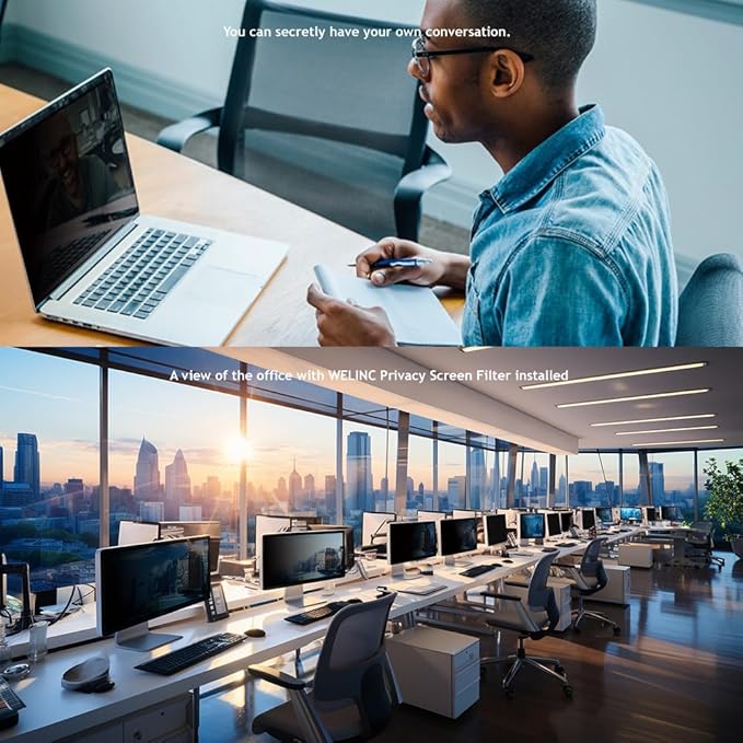 21 Inch (Measured diagonally) 16:10 Wide -Monitor Privacy Screen Filter - Width 17.8 Inch (452 mm), Height 11.14 Inch (283 mm) Except Edges - Please Check The Dimensions of The Screen!