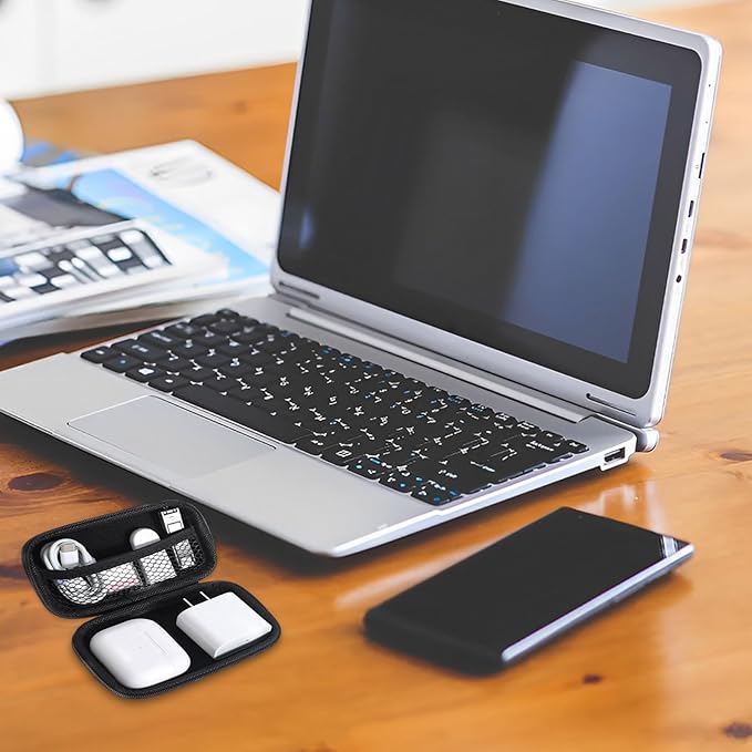 Portable Cable Organizer,Electronic Accessories Carry Case Organizer Pouch - Multifunctional Travel Bags Electronic Travel Packing for Keeping Tech Accessories