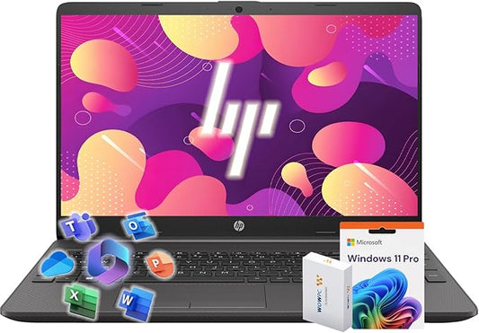 HP 250 G9 15" FHD Business Laptop, Microsoft Office 365 Included, Intel Core i5-1235U 10-core Processor, 64GB RAM, 2TB SSD, Ethernet Port RJ-45, SD Card Reader, Wi-Fi 6, Windows 11 Pro, WOWPC USB