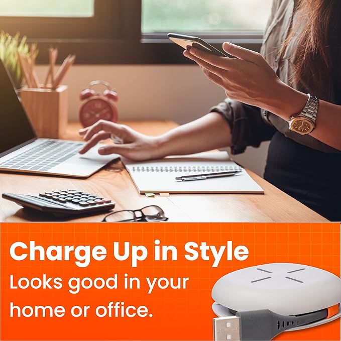 Ventev Wireless Chargewrap Mini, Qi Certified Charger for Most Wireless-Enabled Devices (WCWMINIVNV)