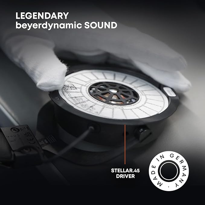 beyerdynamic AVENTHO 300 Wireless Over-Ear Headphones with ANC, Dolby Atmos and Head Tracking (Nordic Grey)