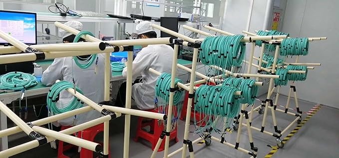 10G SFP+ AOC Cables SFP+ to SFP+ Active Optical Fiber Cable Compatible with Dell (Force10) CBL-10GSFP-AOC-20M,20m(65ft)