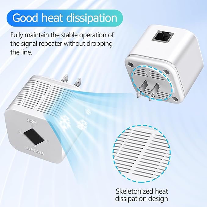 WiFi Extender Signal Booster for Home: Internet Repeater Range Coverage Up to 6500 Sq.Ft and 45+ Devices Signal Booster for Office Hosue Basement (XL)