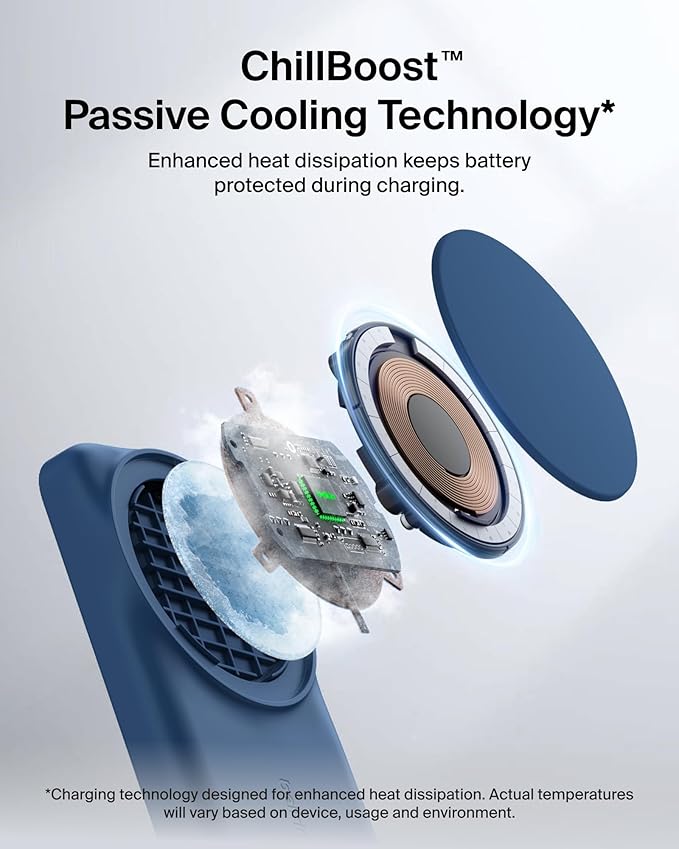 Belkin MagSafe Charger Compatible, 3-in-1 Charging Station, Qi2.2 25W Magnetic Wireless Charger Dock, Foldable Charging Stand for iPhone 17/16/15, Apple Watch, AirPods, Pixel 10 (45W Adapter Included)