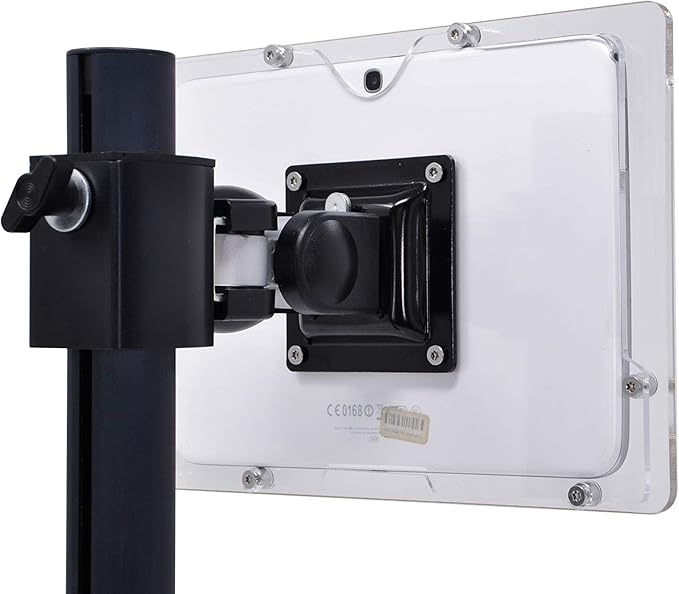 TABcare Security Anti-Theft Acrylic VESA Enclosure for Samsung Galaxy 10.5" Tablet with Wall Mount Kit (Clear, TAB S4 10.5)