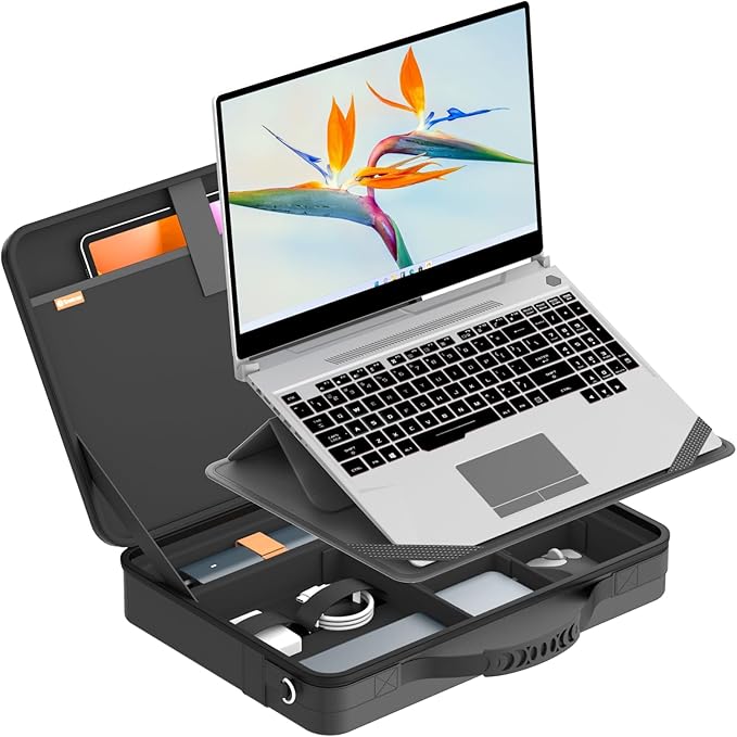 Smatree MobileBase Laptop Shoulder Case for 15.6 inch Samsung Galaxy Book5 Pro 360, for GalaxyBook4 360/Book3 360/Book4 Edge Copilot+PC, for Galaxy Chromebook 4+/Plus(Not fit Samsung 16inch)(A485S)