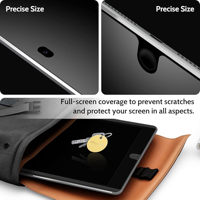 Magnetic Privacy Screen Protector for iPad 9th 8th 7th Generation 10.2 Inch & iPad Air 3th & iPad Pro 10.5 In, Removable Anti Blue Light Glare Spy Private Filter, High Sensitive BubbleFree