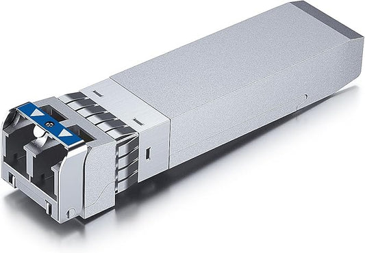 10GTEK 25G SFP28 SFP+ Transceiver, 25GBase-LR Duplex LC SMF Optical Module for Cisco SFP-25G-LR-S, 1310nm, DDM, up to 10km
