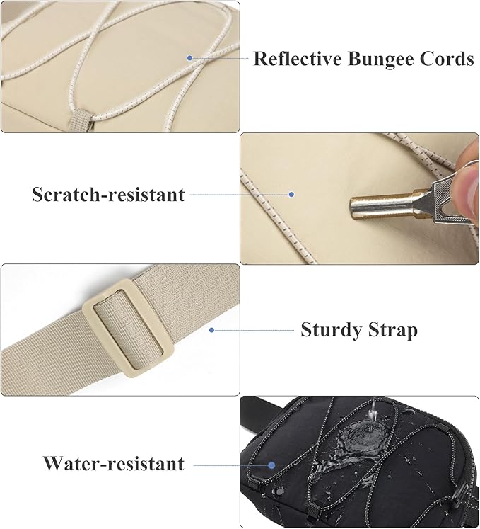 MAXTOP Small Crossbody Bags for Women Belt Bag Fanny Pack with Adjustable Strap