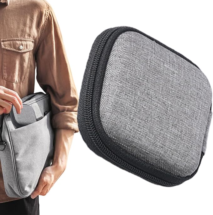 Mini Electronic Case - Cable Organizer Solid Color Electronic Organizer | Travel Digital Accessories Storage Bag Waterproof Travel Bags for Keeping Tech Cables