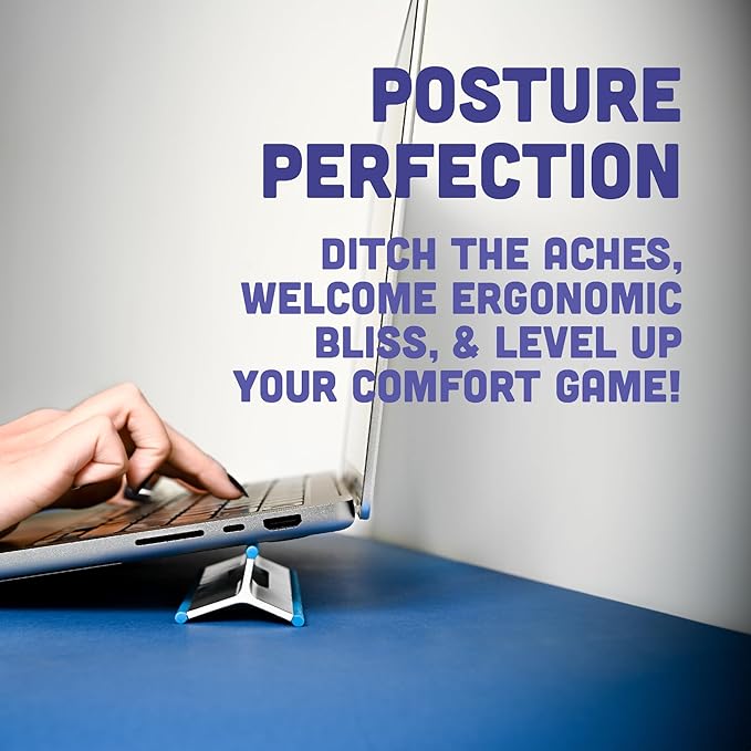 Steepy Portable Laptop Riser - 3 Height Adjustable Stand for Desk