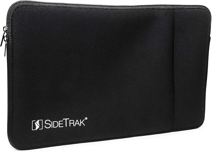 SideTrak Swivel 14" Attachable Portable Monitor Extender, FHD TFT Laptop Dual Screen with Kickstand + Unique Swivel Hinge, Compatible with Mac, PC, Chrome, Powered by USB or Mini HDMI Port (With Case)
