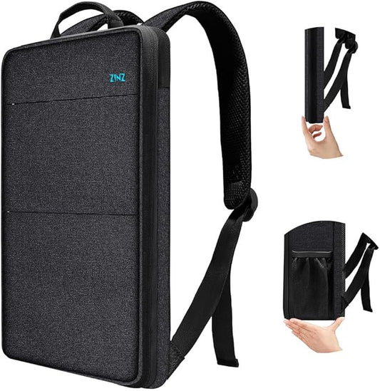ZINZ Slim & Expandable Laptop Backpack Water Resistant Travel Backpack Compatible with MacBook Air/Pro 13-14 inch XPS 13 Surface 13.5" and Most 13-14 inch NoteBooks,B01K01