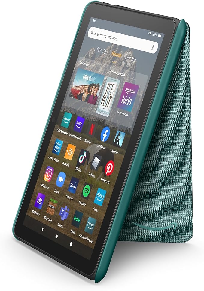 Amazon Fire HD 8 Tablet Cover (Only compatible with 12th generation tablet), Emerald