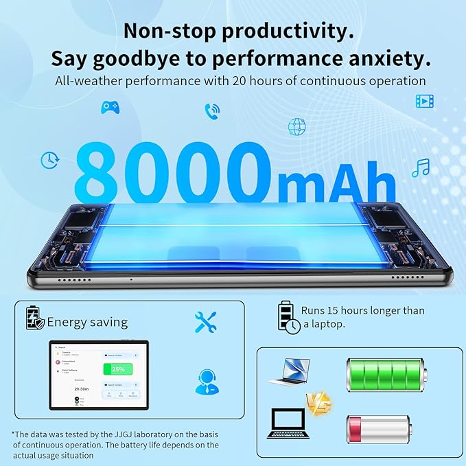 Android 14 Tablet with Keyboard, 12GB RAM (6+6), 128GB Storage, 1TB Expandable, 8000mAh Battery, 10 Inch 2-in-1 Tablets, Includes Case, Mouse & Stylus（Pink）