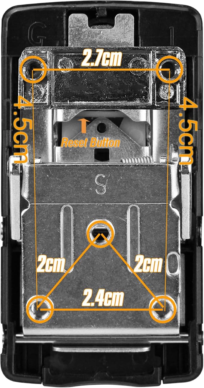 Zoofen 2 Pack Luggage Lock TSA Approved Luggage Travel Lock Luggage Suitcas Lock 3-Digit Combination Lock(Model D)