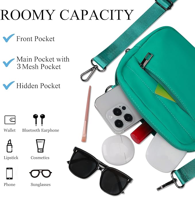 MAXTOP Small Crossbody Bags for Women Belt Bag Fanny Pack with Adjustable Strap