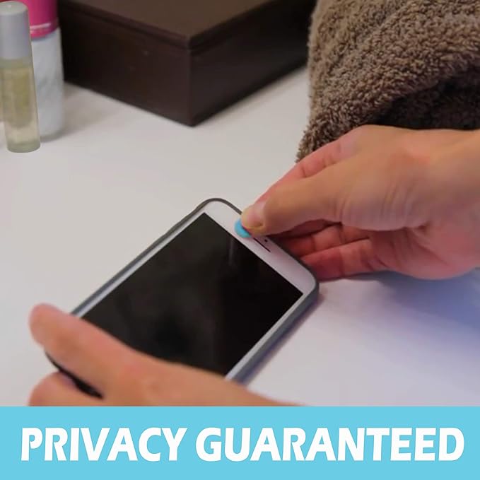 Webcam Covers + Adhesive Mouse Pad - Tablet Webcam Covers - Smart TV & for Every Size Webcam on Any Device - Reusable/Multi-use – Protect Your Privacy with Gecko (Beach + Mousepad)