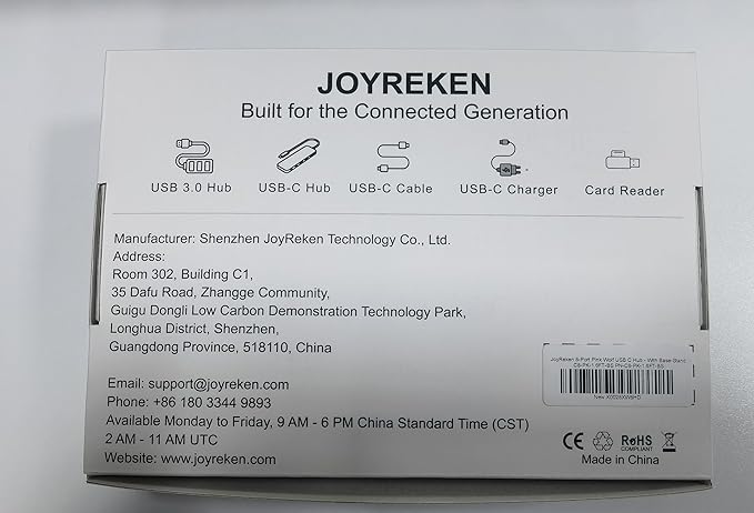 Wolf USB C Hub, Pink 8-in-1 Type C Multiport Adapter with 4K@30Hz HDMI, 100W PD, 5Gbps 1xUSB-C, 3xUSB-A 3.0, SD/TF Slots, Base-Stand, RGB MacBook Adapter for MacBook Air/Pro, iPad, iMac, Surface, XPS