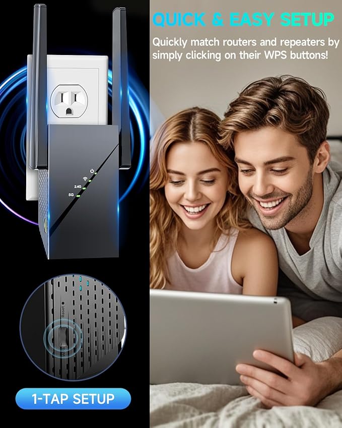 2025 Mesh WiFi 6 Extender Signal Booster for Home,Longest Range up to 20,000+sq ft, 3000Mbps Wireless Internet Repeater, Dual Band Signal Amplifier with Gigabit Ethernet Port, 10X Faster Access Point