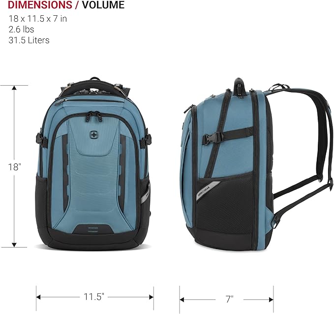 The Travel Tech Pro ScanSmart Laptop Backpack